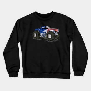 monster Truck Crewneck Sweatshirt